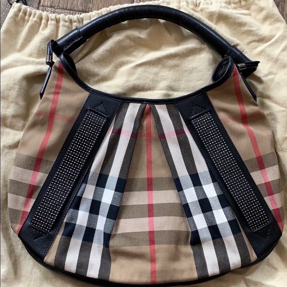Burberry Phoebe Studded Hobo Bag - Picture 3 of 8